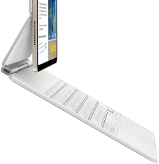 Magic Keyboardhoz csatlakoztatott iPad Air